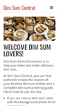 Mobile Screenshot of dimsumcentral.com